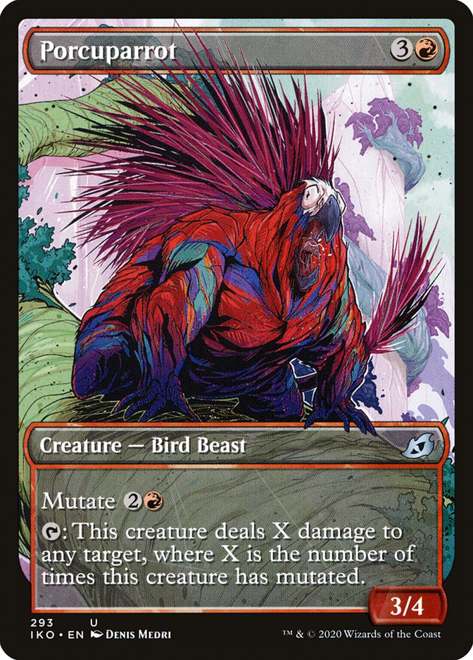 MTG Card Title: Porcuparrot IKO/293