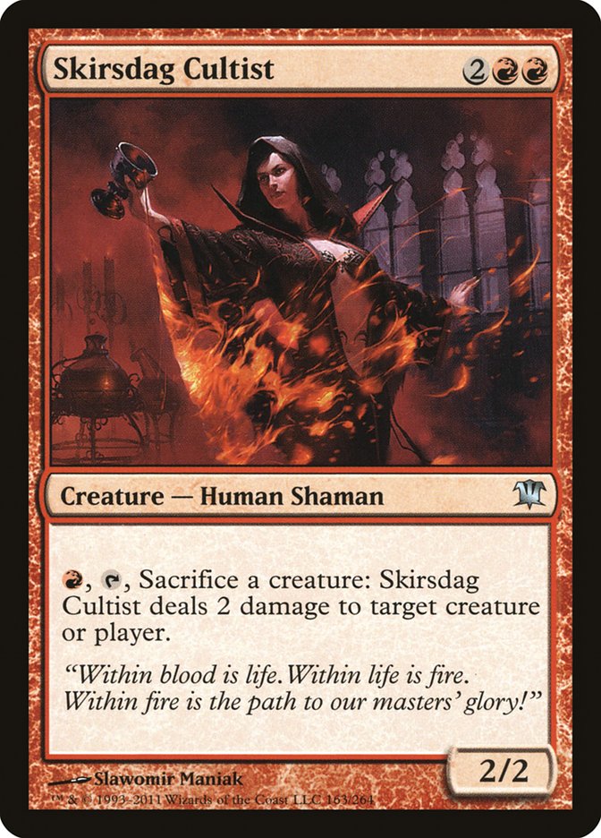MTG Card Title: Skirsdag Cultist ISD/163