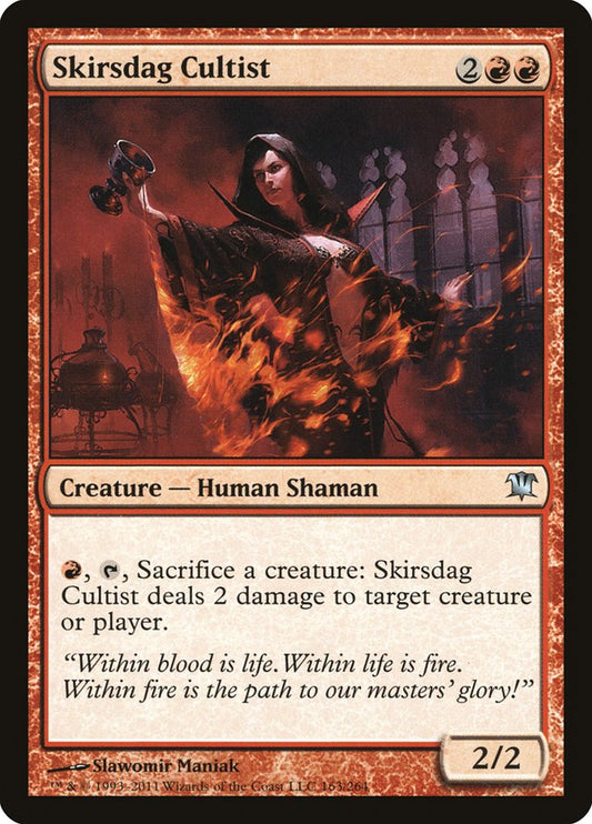 MTG Card Title: Skirsdag Cultist ISD/163