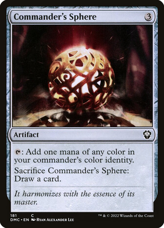 MTG Card Title: Commander's Sphere DMC/181