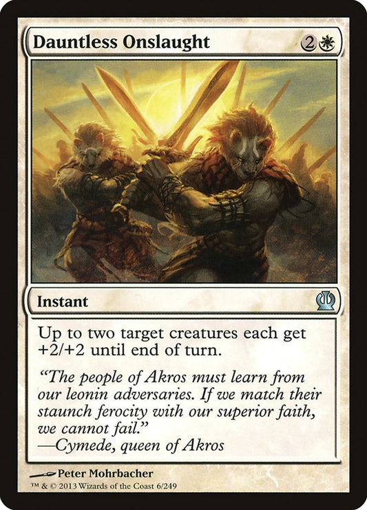 MTG Card Title: Dauntless Onslaught THS/6