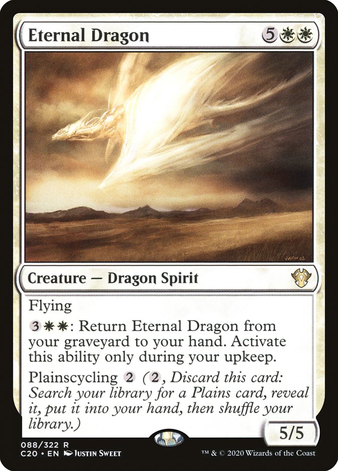 MTG Card Title: Eternal Dragon C20/88