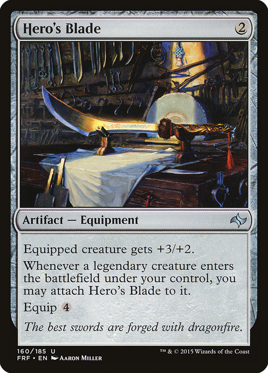 MTG Card Title: Hero's Blade FRF/160