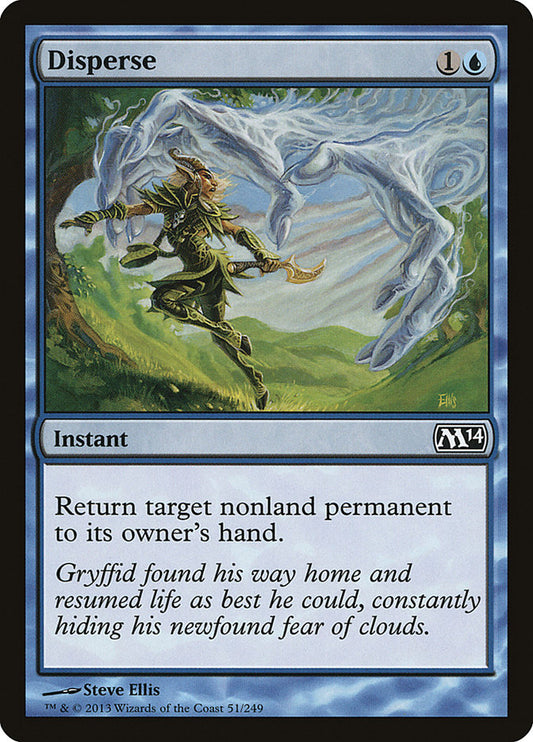 MTG Card Title: Disperse M14/51