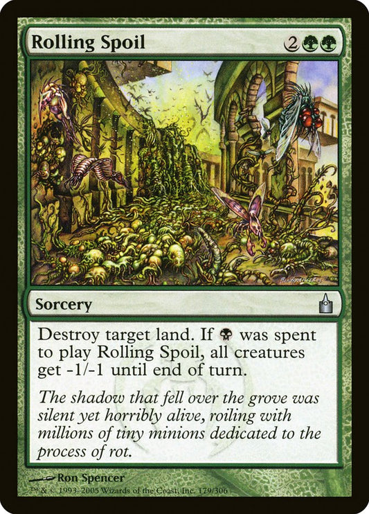 MTG Card Title: Rolling Spoil RAV/179