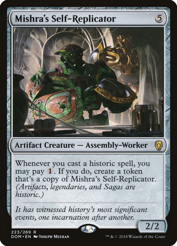 MTG Card Title: Mishra's Self-Replicator DOM/223