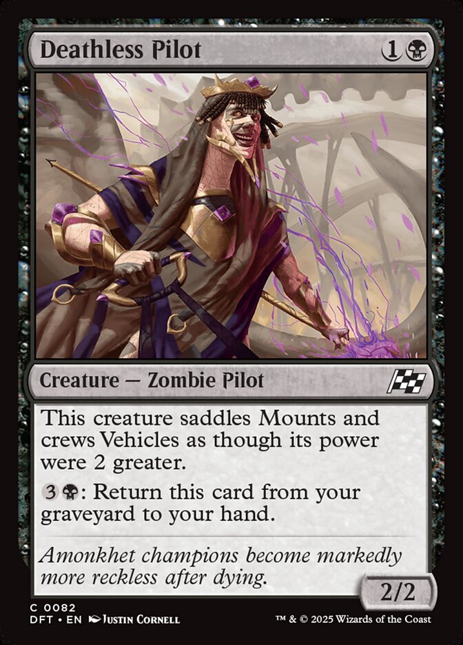 MTG Card Title: Deathless Pilot DFT/82