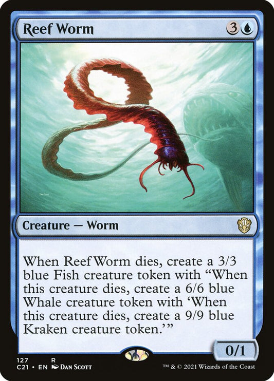 MTG Card Title: Reef Worm C21/127