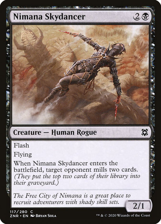 MTG Card Title: Nimana Skydancer ZNR/117
