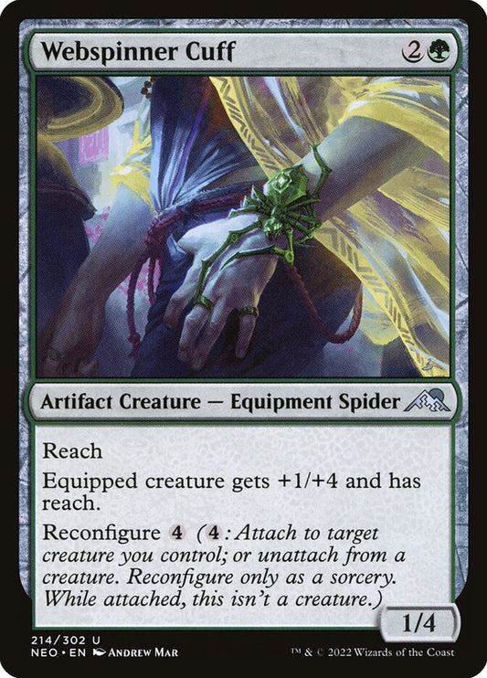 MTG Card Title: Webspinner Cuff NEO/214