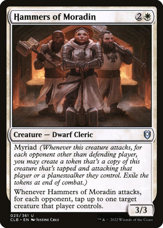 MTG Card Title: Hammers of Moradin CLB/25