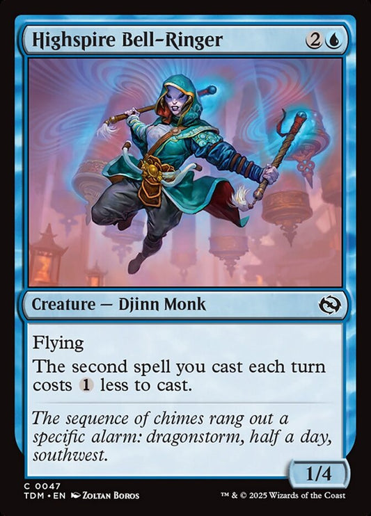 MTG Card Title: Highspire Bell-Ringer TDM/47