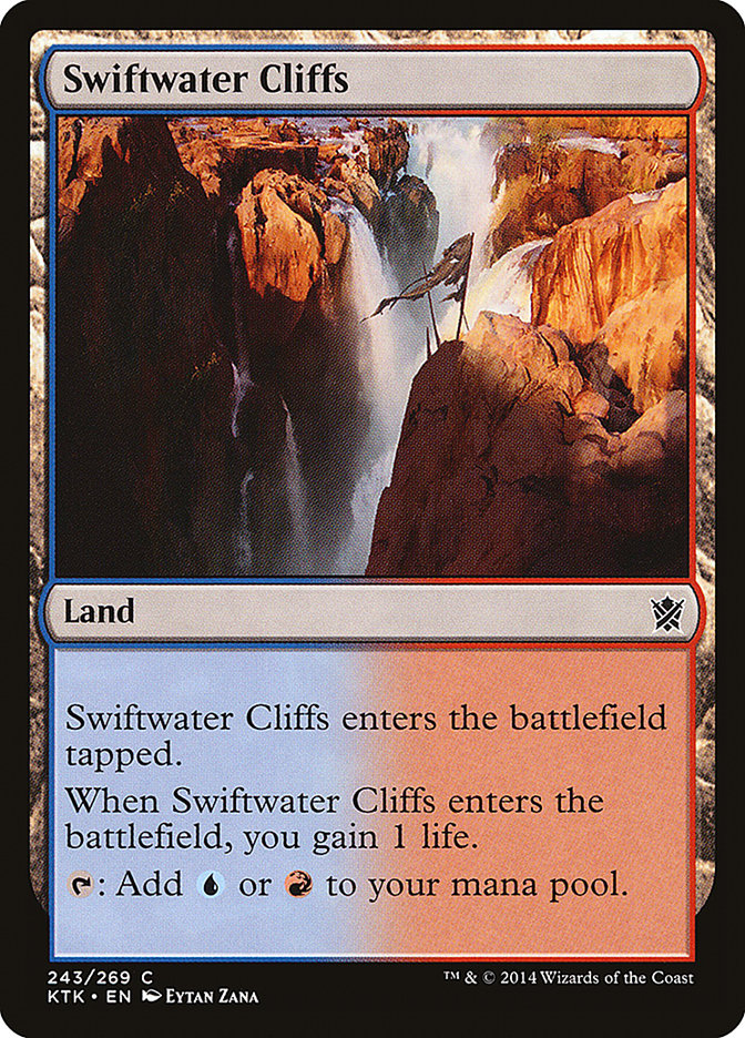 MTG Card Title: Swiftwater Cliffs KTK/243