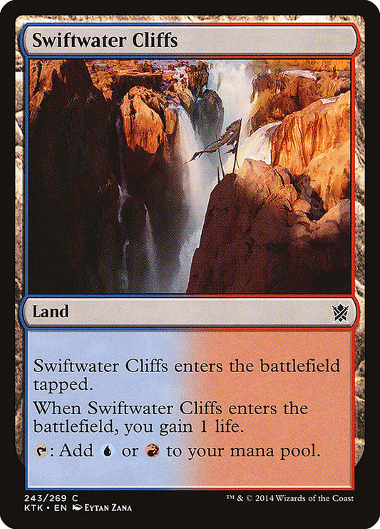 MTG Card Title: Swiftwater Cliffs KTK/243