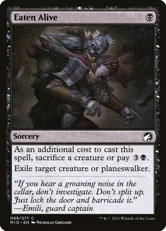 MTG Card Title: Eaten Alive MID/99