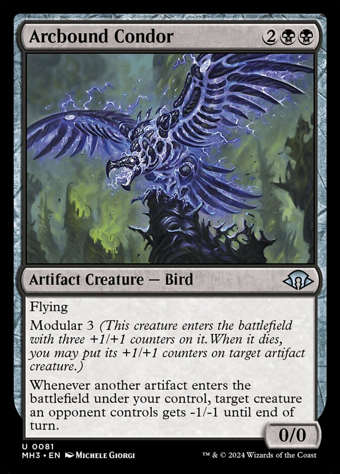 MTG Card Title: Arcbound Condor MH3/81