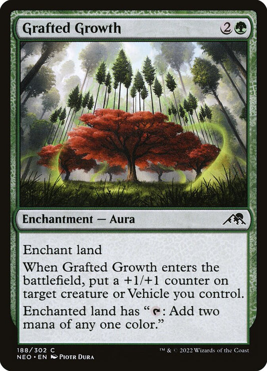 MTG Card Title: Grafted Growth NEO/188