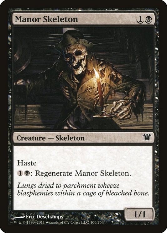 MTG Card Title: Manor Skeleton ISD/106