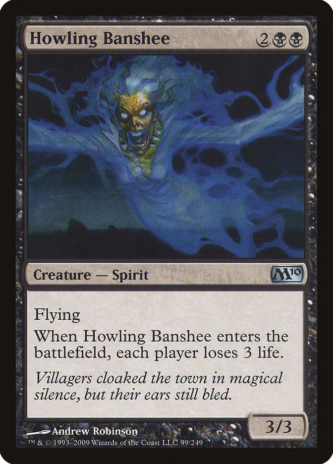 MTG Card Title: Howling Banshee M10/99
