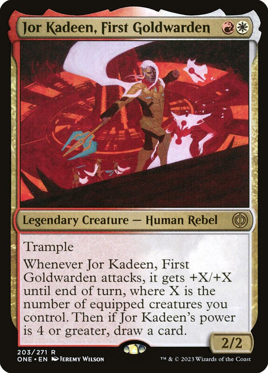 MTG Card Title: Jor Kadeen, First Goldwarden ONE/203