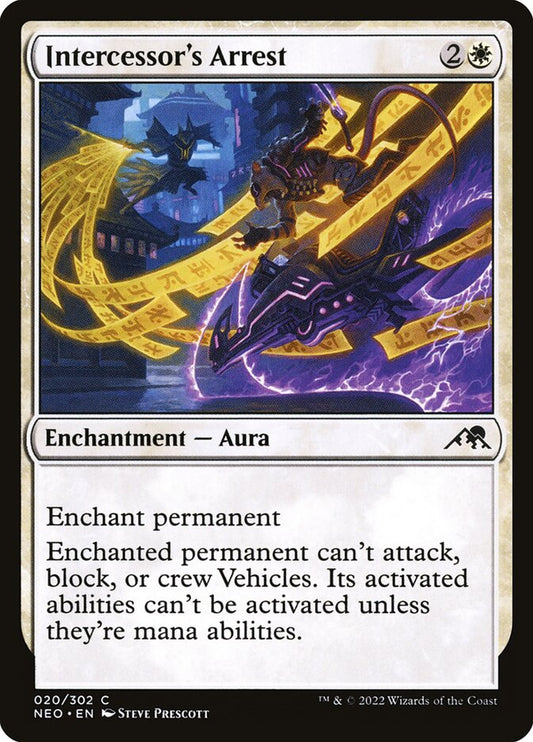 MTG Card Title: Intercessor's Arrest NEO/20