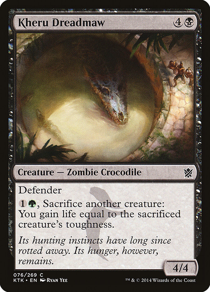 MTG Card Title: Kheru Dreadmaw KTK/76