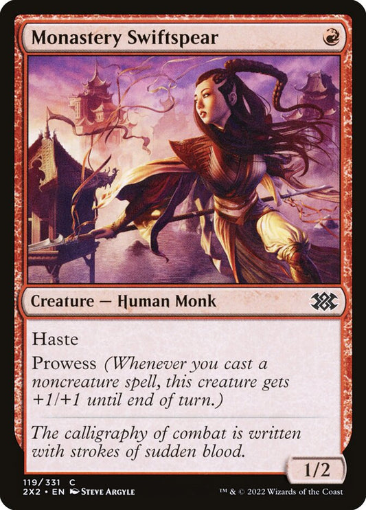 MTG Card Title: Monastery Swiftspear 2X2/119