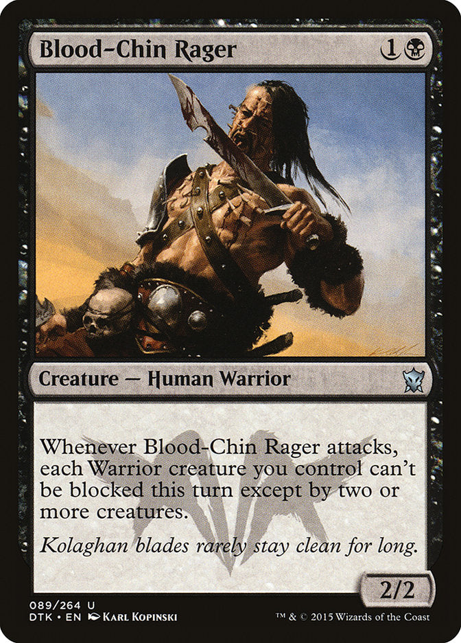 MTG Card Title: Blood-Chin Rager DTK/89