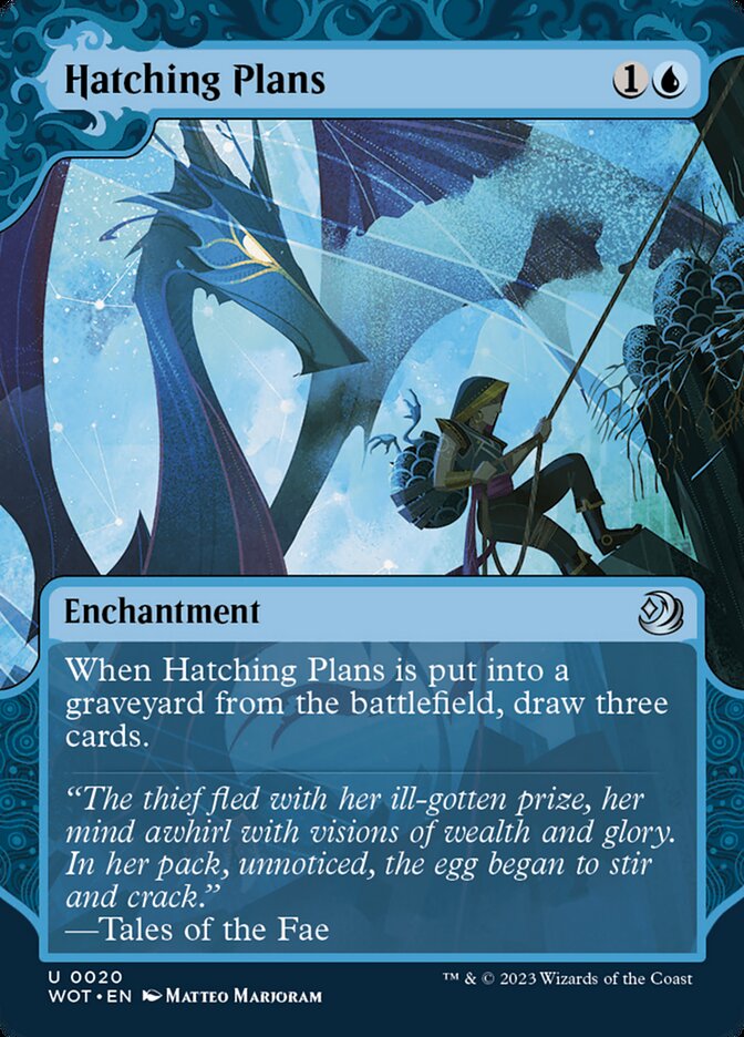 MTG Card Title: Hatching Plans WOT/20