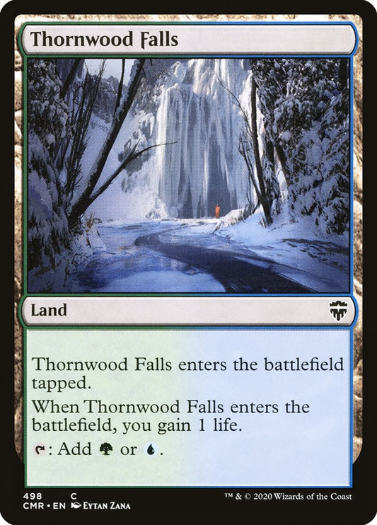 MTG Card Title: Thornwood Falls CMR/498