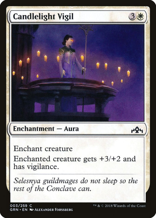 MTG Card Title: Candlelight Vigil GRN/3
