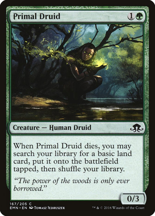MTG Card Title: Primal Druid EMN/167