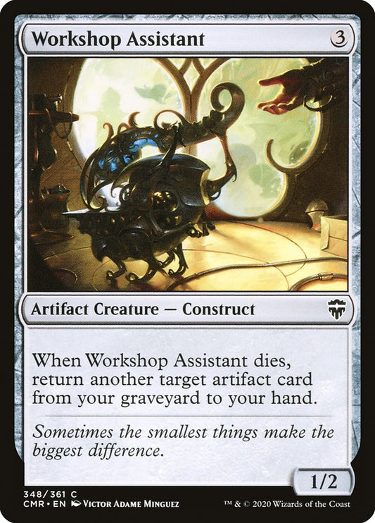 MTG Card Title: Workshop Assistant CMR/348