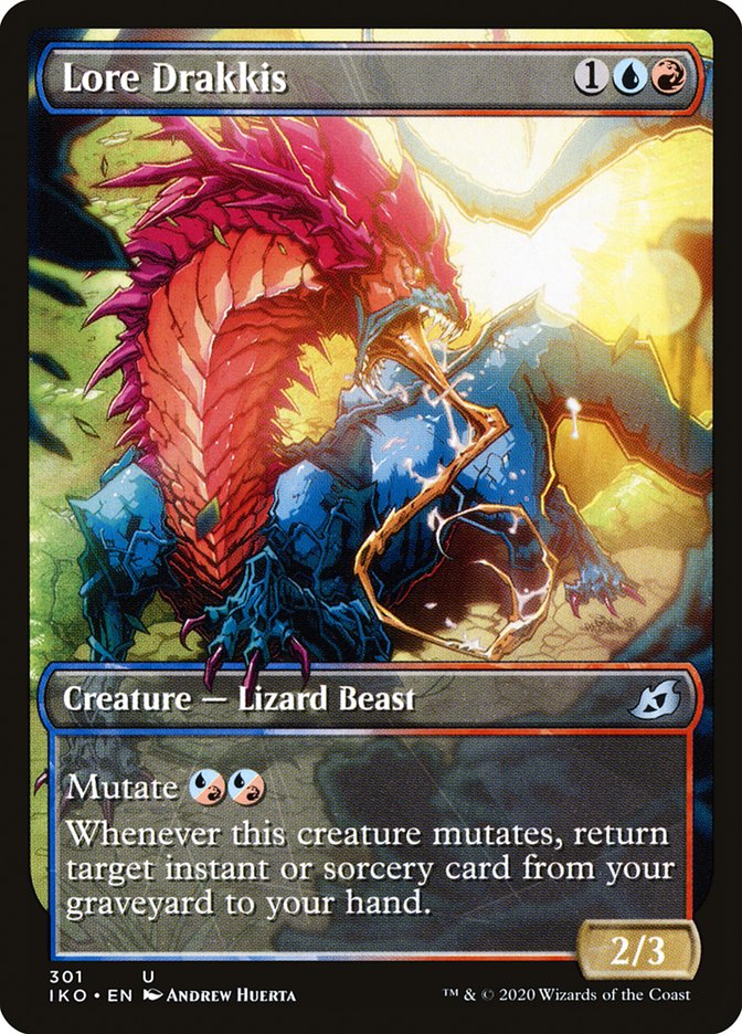 MTG Card Title: Lore Drakkis IKO/301