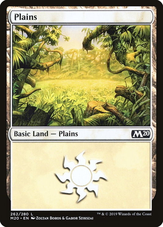 MTG Card Title: Plains M20/262