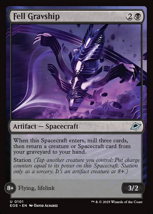MTG Card Title: Fell Gravship EOE/101