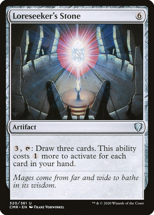 MTG Card Title: Loreseeker's Stone CMR/320