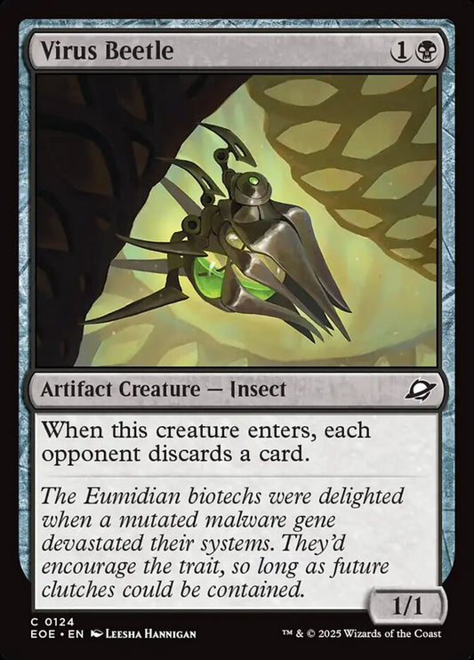 MTG Card Title: Virus Beetle EOE/124