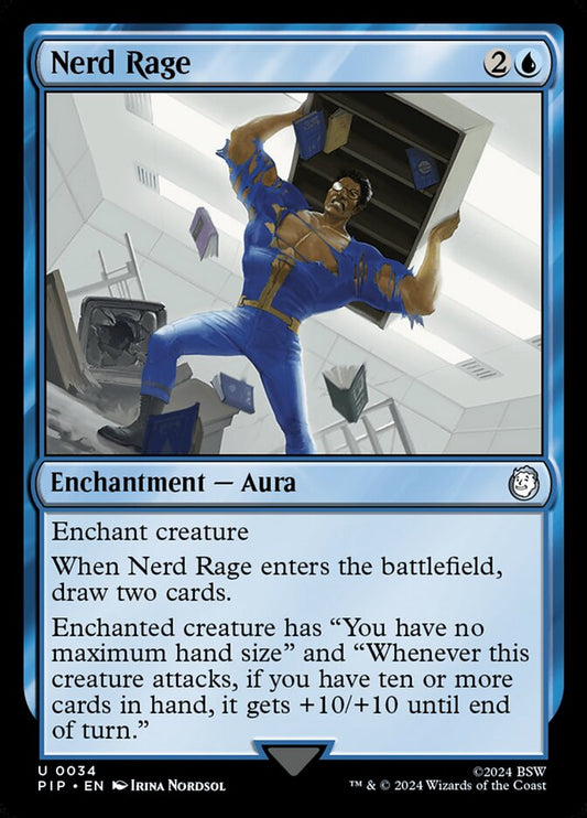 MTG Card Title: Nerd Rage PIP/34