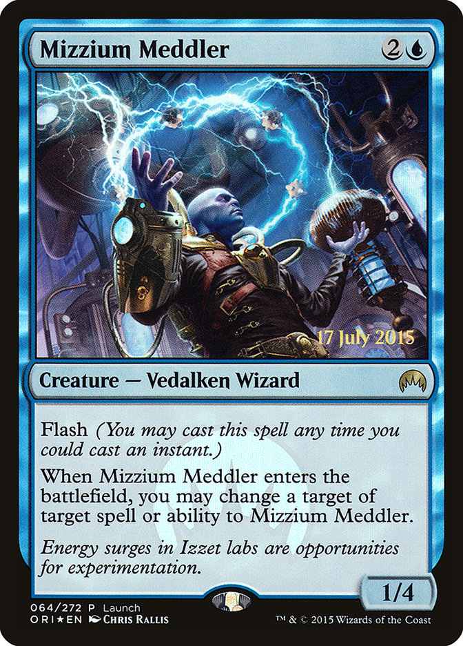 MTG Card Title: Mizzium Meddler PORI/64