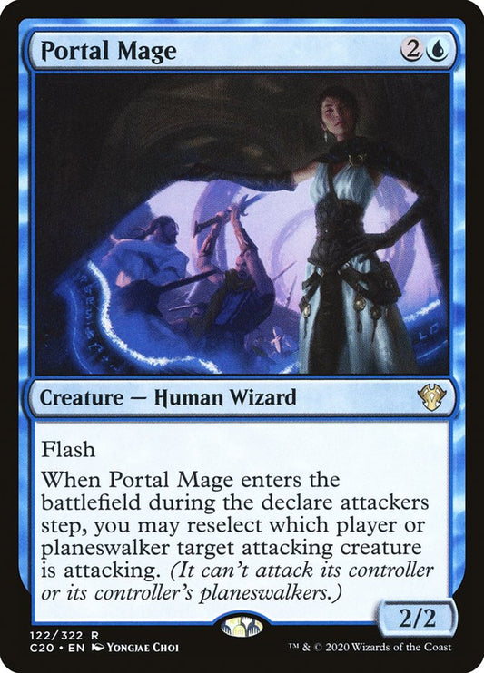 MTG Card Title: Portal Mage C20/122