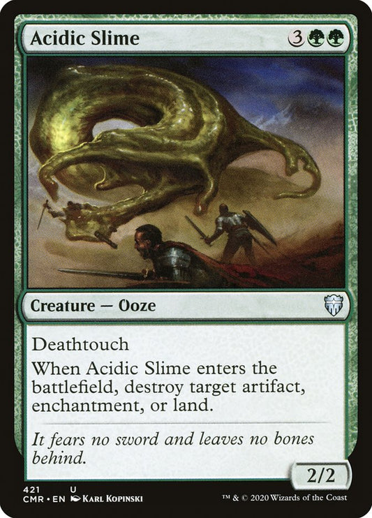 MTG Card Title: Acidic Slime CMR/421
