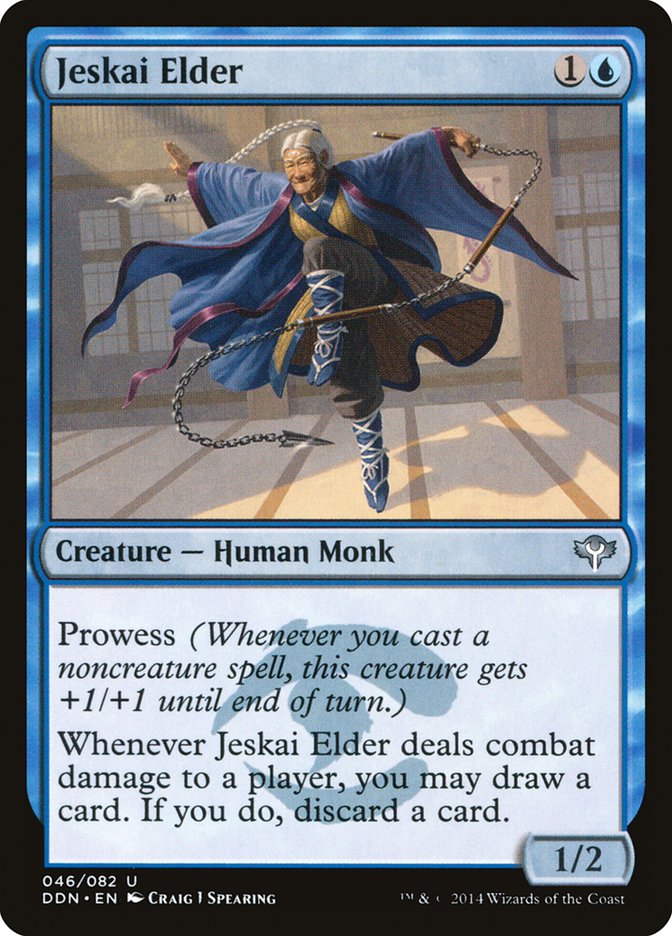 MTG Card Title: Jeskai Elder DDN/46