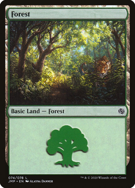 MTG Card Title: Forest JMP/74