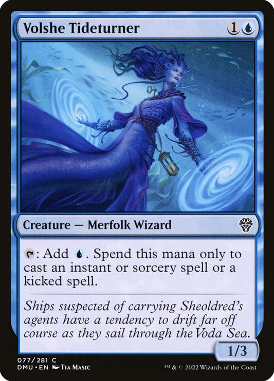 MTG Card Title: Volshe Tideturner DMU/77
