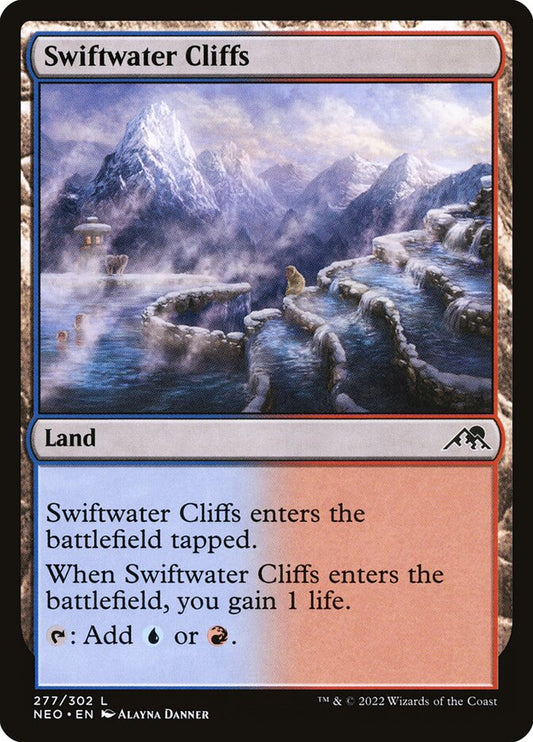 MTG Card Title: Swiftwater Cliffs NEO/277