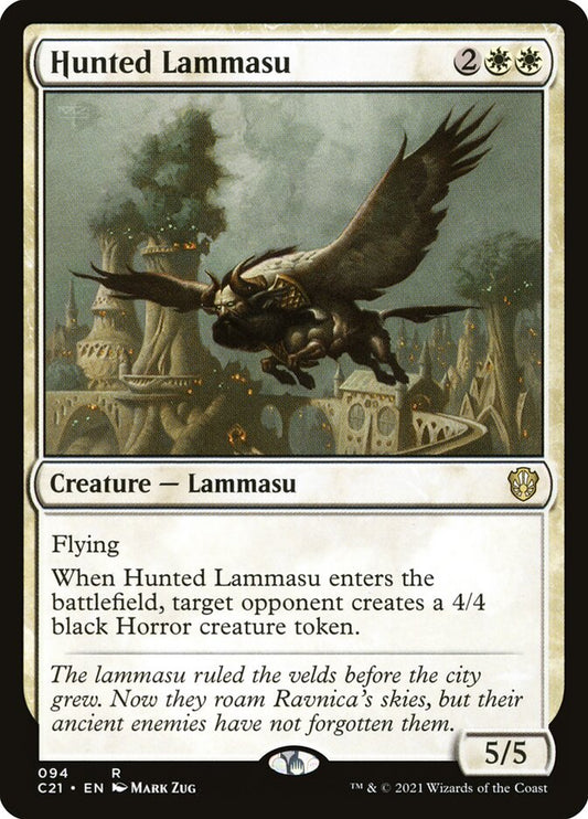MTG Card Title: Hunted Lammasu C21/94
