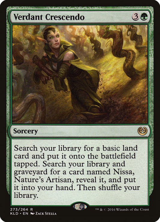 MTG Card Title: Verdant Crescendo KLD/273
