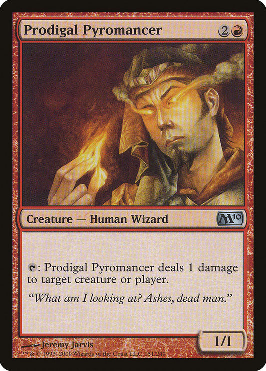 MTG Card Title: Prodigal Pyromancer M10/151