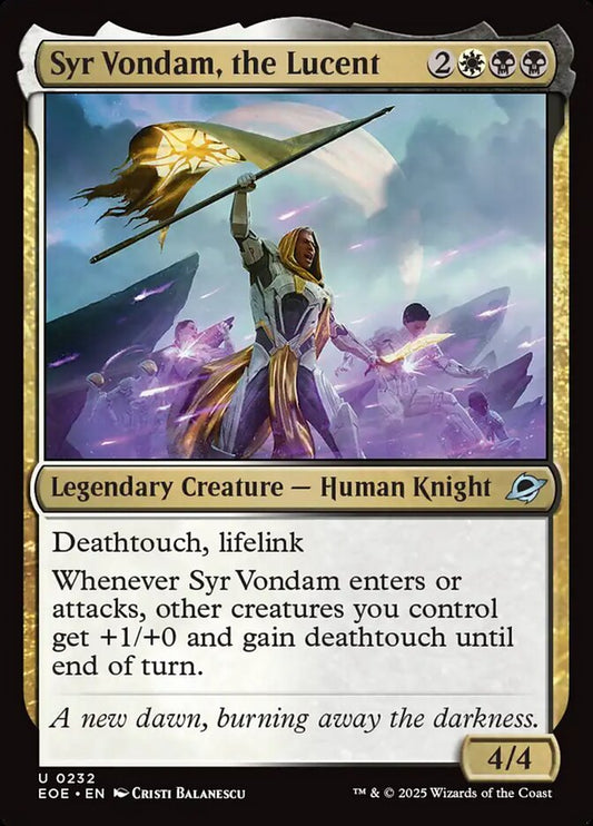 MTG Card Title: Syr Vondam, the Lucent EOE/232